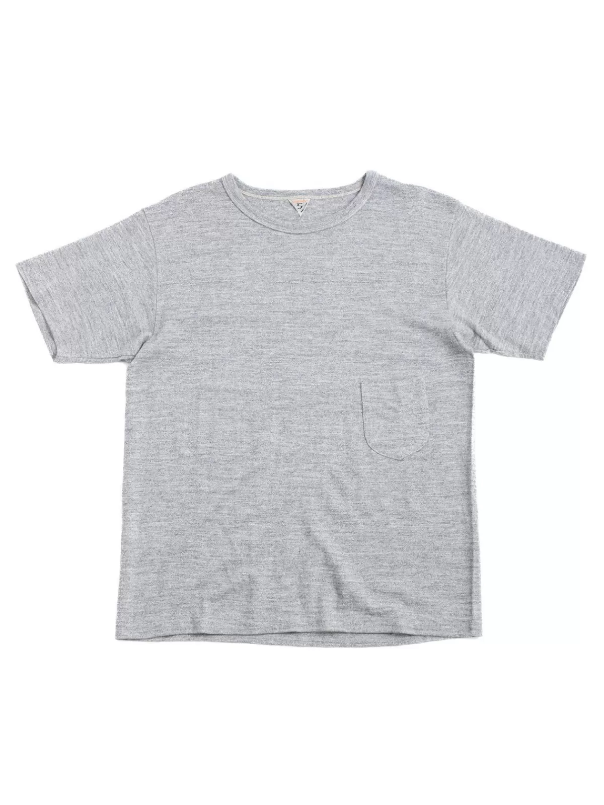 Wl Dizzy (Wool Linen) Pocket Tee Campione Melange^Filmelange New