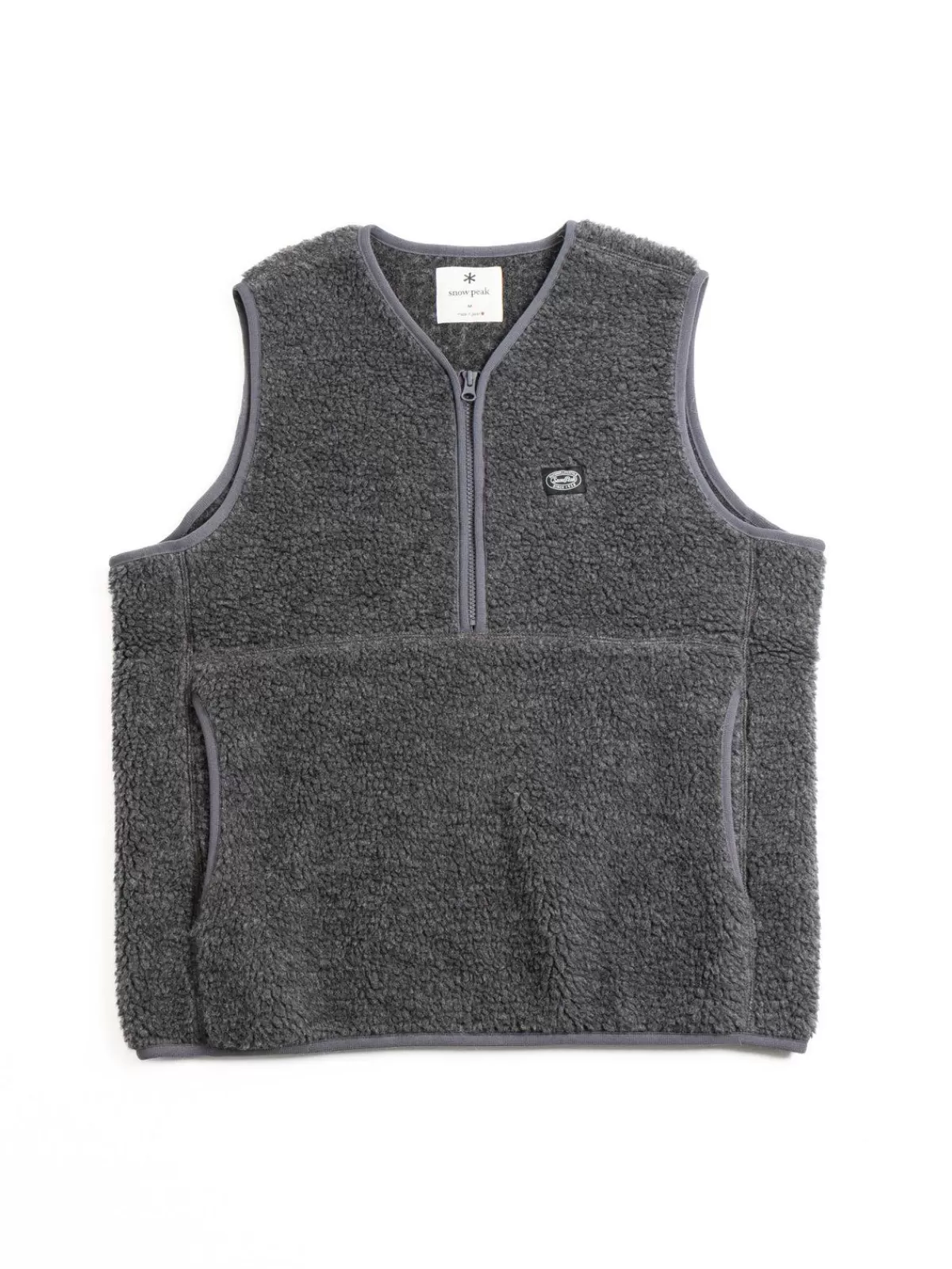 Wool Fleece Vest Charcoal^SNOW PEAK APPAREL Cheap