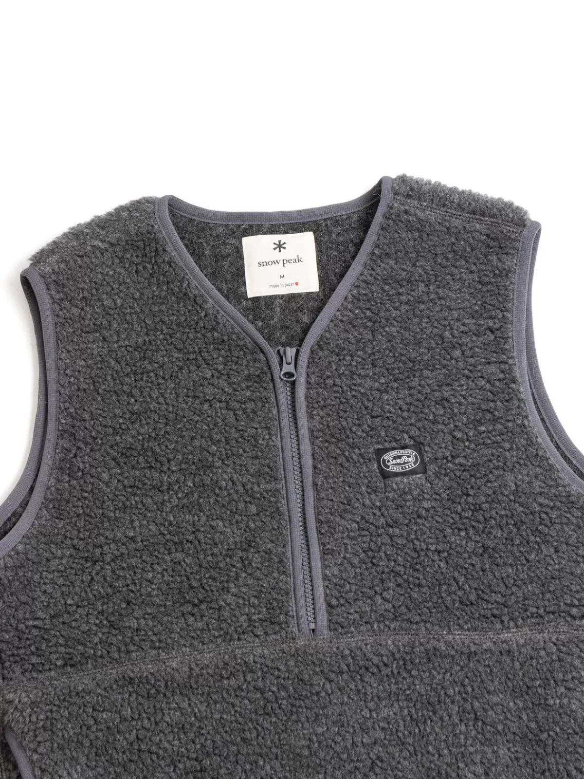 Wool Fleece Vest Charcoal^SNOW PEAK APPAREL Cheap