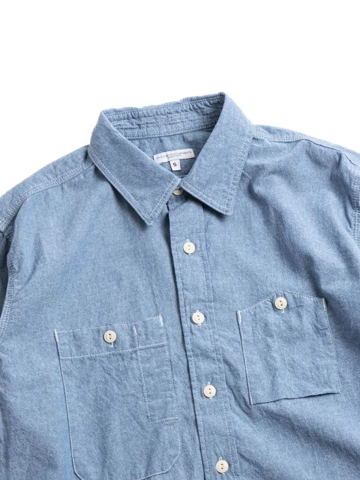 Work Shirt Lt.Blue 4.5Oz Cotton Chambray^Engineered Garments Cheap